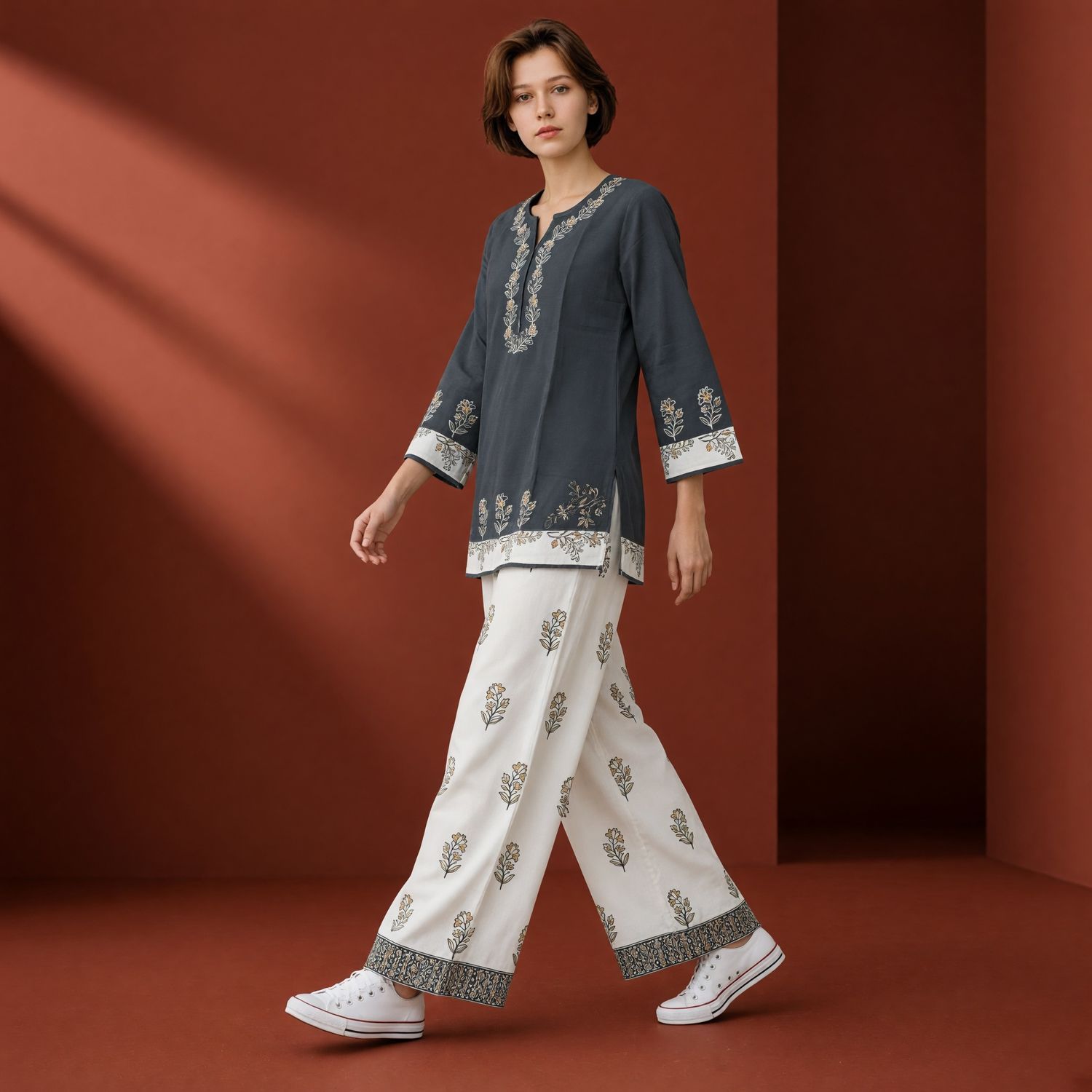 JEEL Kurti & Palazzo Set JEEL Kurti & Palazzo Set