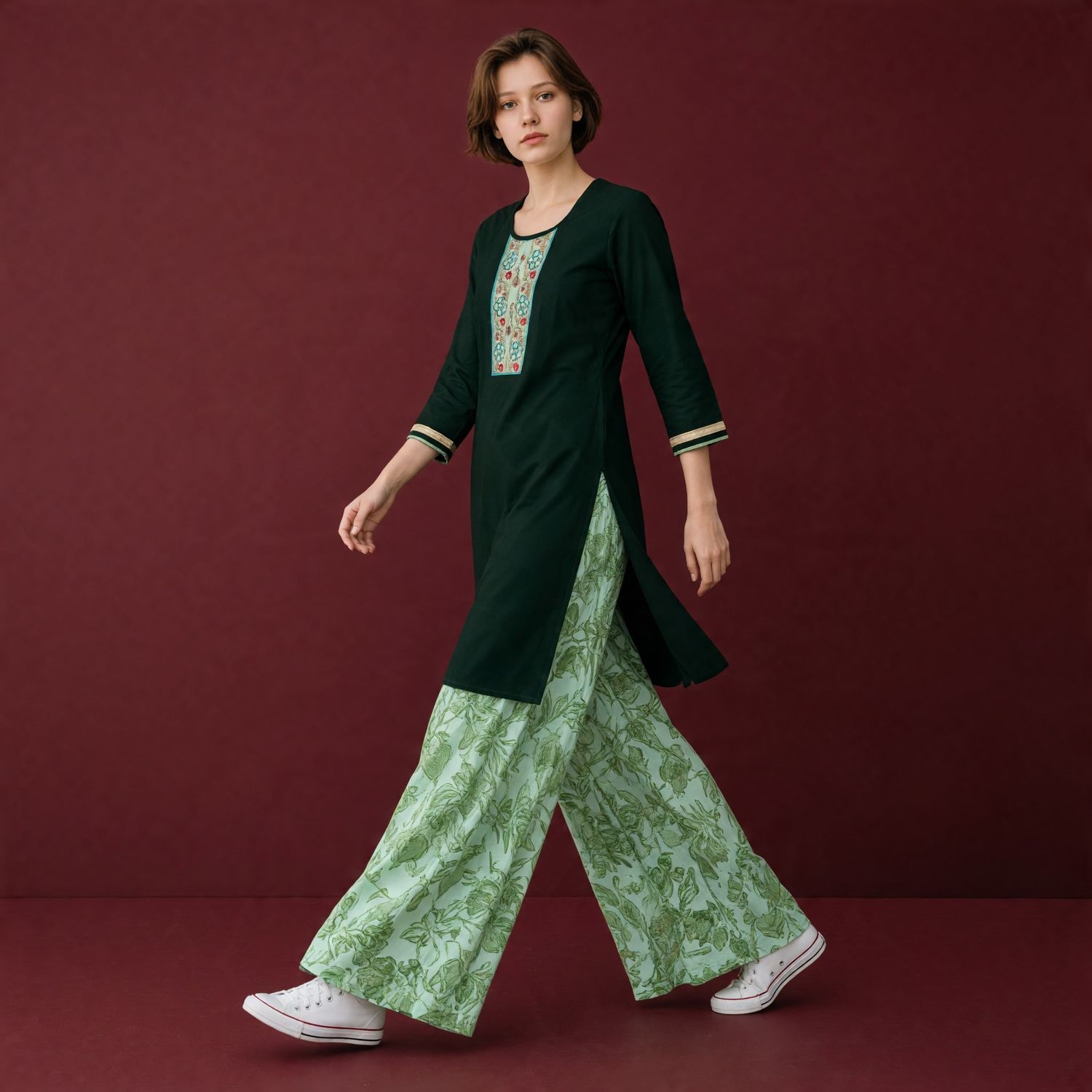 JEEL Kurti & Palazzo Set JEEL Kurti & Palazzo Set