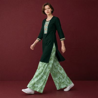 JEEL Kurti &amp; Palazzo  Set