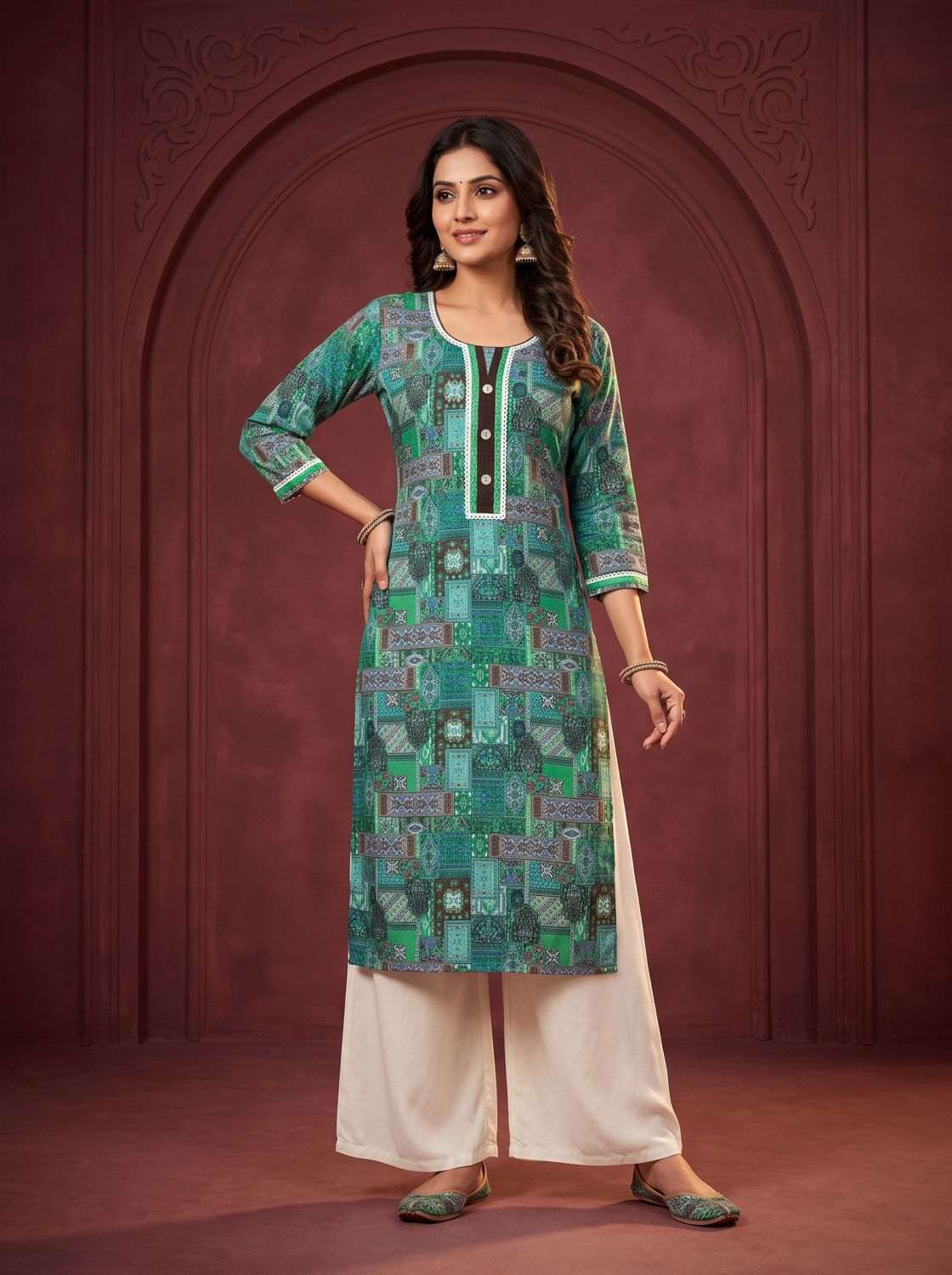 JEEL Chikan Kurti