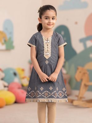 JEEL Children Kurti - Grey
