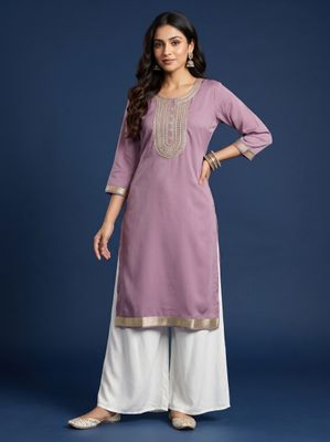 JEEL Classic Kurti - Violet