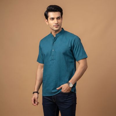 JEEL Gents Kurta - Deep Teal