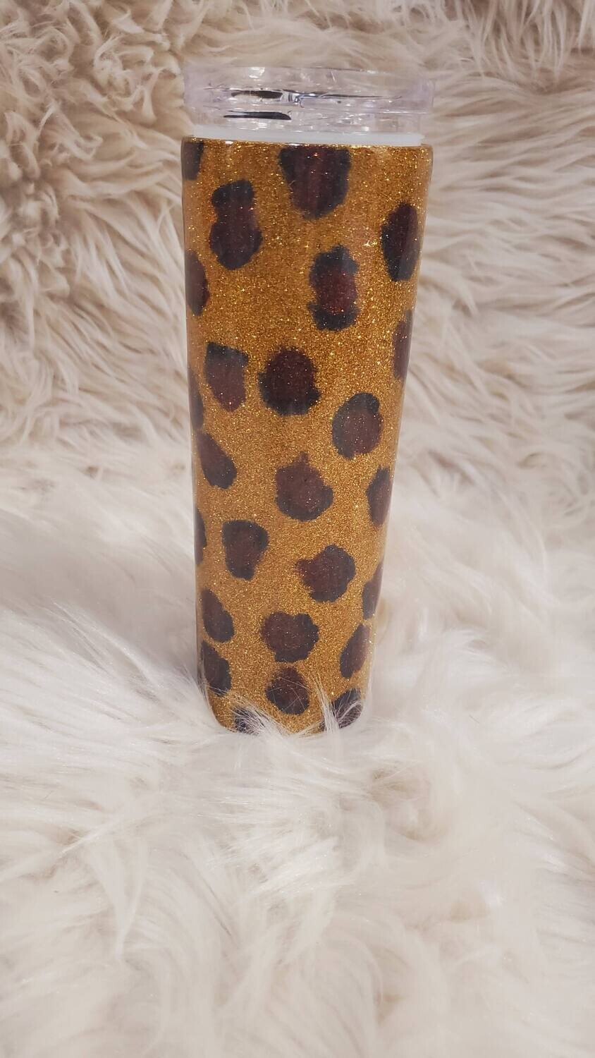 Glitter Cheetah Print Custom