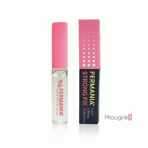 PERMANIA blakstienų laminavimo klijai Strong Fix 5 ml