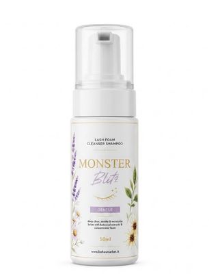 MONSTER Blitz Švelnios Blakstienų Valymo Putos (Šampūnas) – 50ml