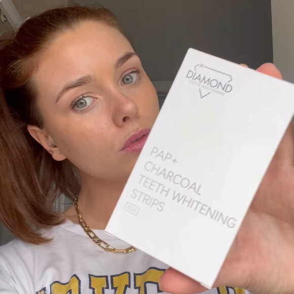 Diamond PAP+ Charcoal Teeth Whitening Strips