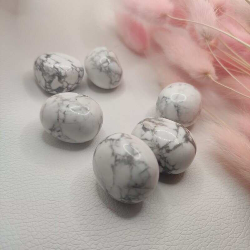 Howlite Trommelstein