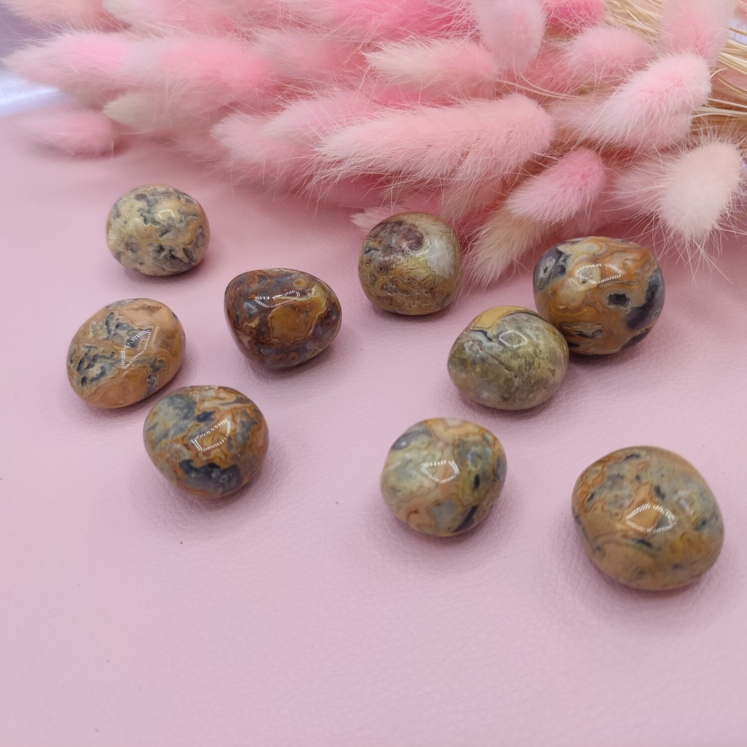 Crazy Lace Achat Trommelstein