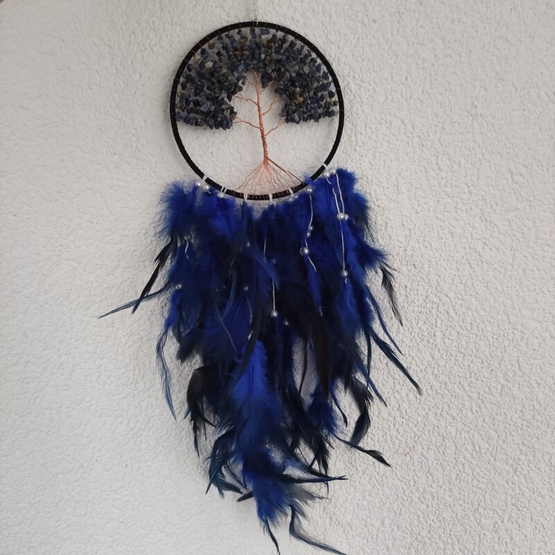 Traumfänger "dunkelblau"