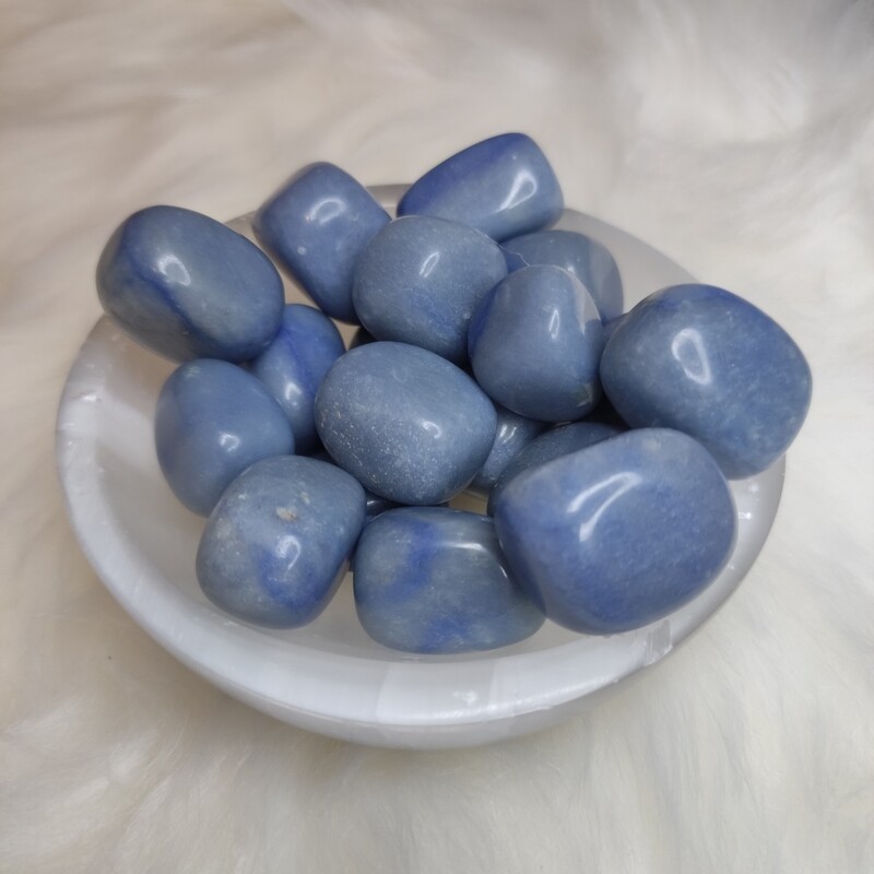 Blauquarz Trommelstein