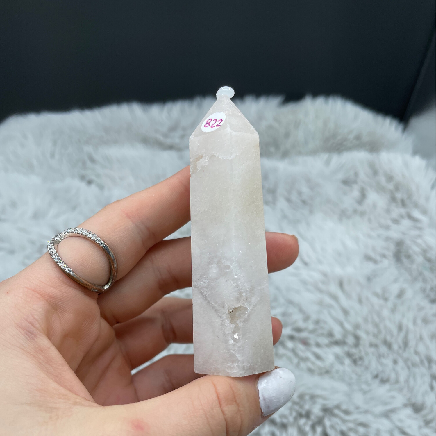 Pinker Amethyst Turm