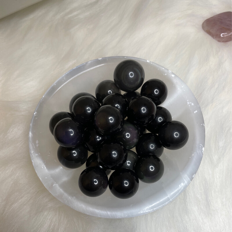 Regenbogen Obsidian Kugel