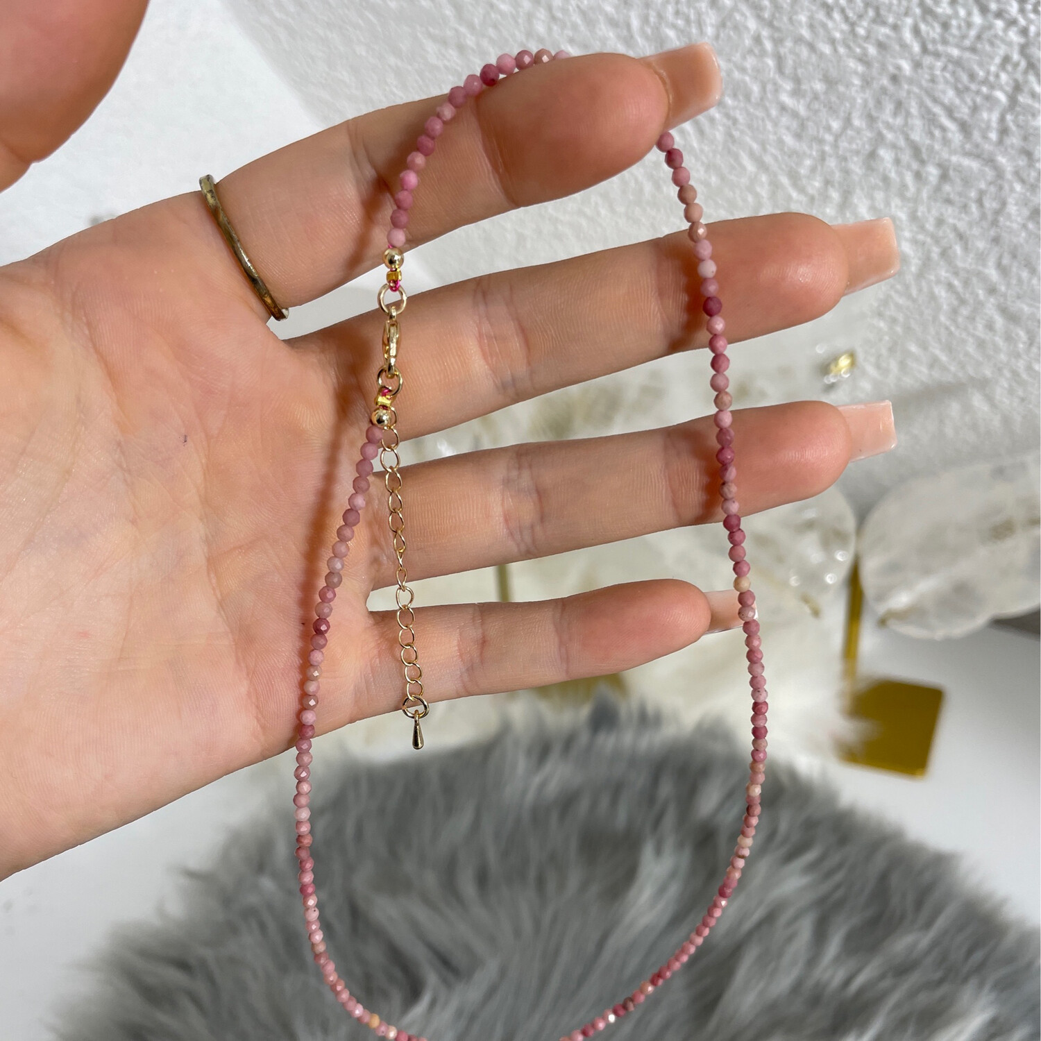 Rhodonit Kette