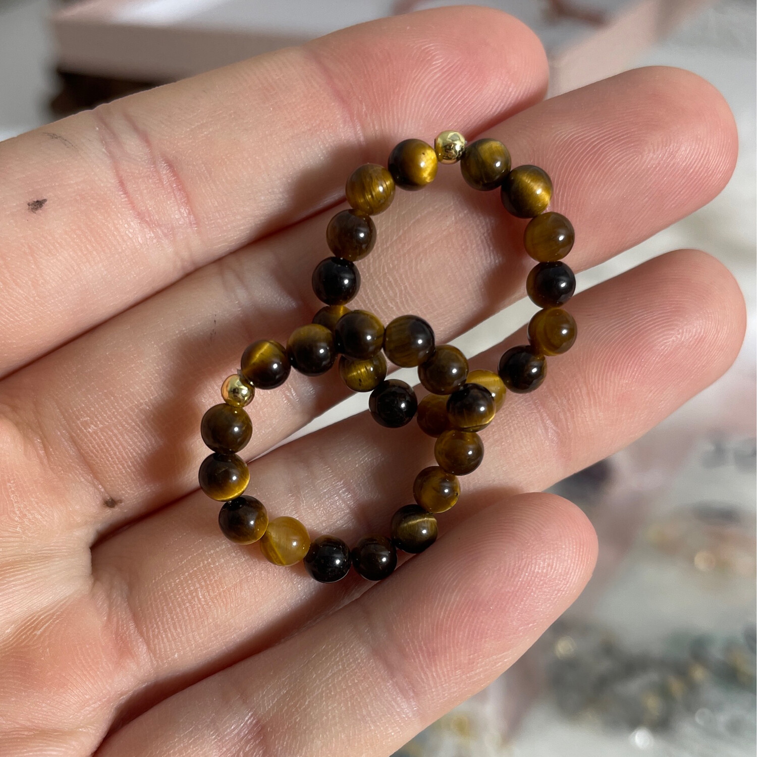 Gelbes Tigerauge Ring