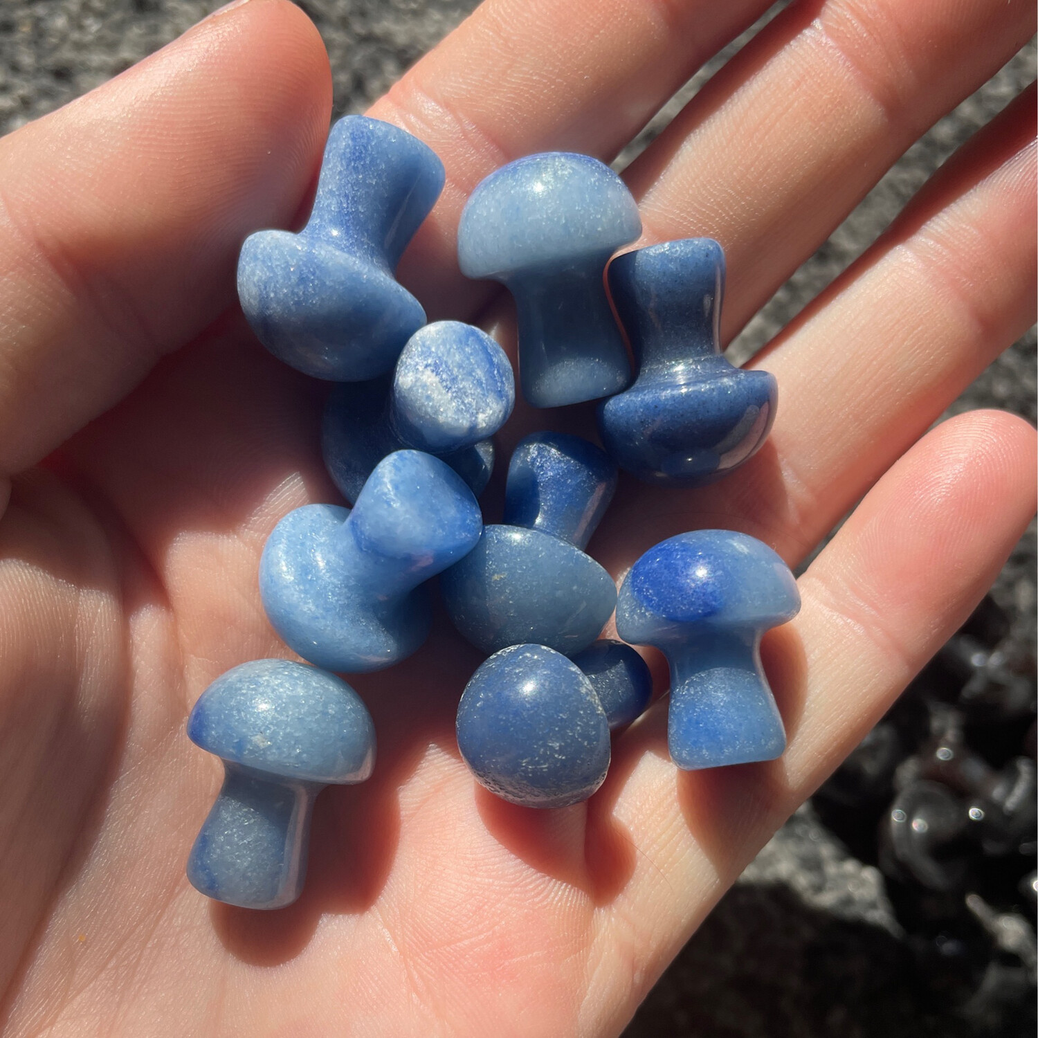 Blauquarz Pilz