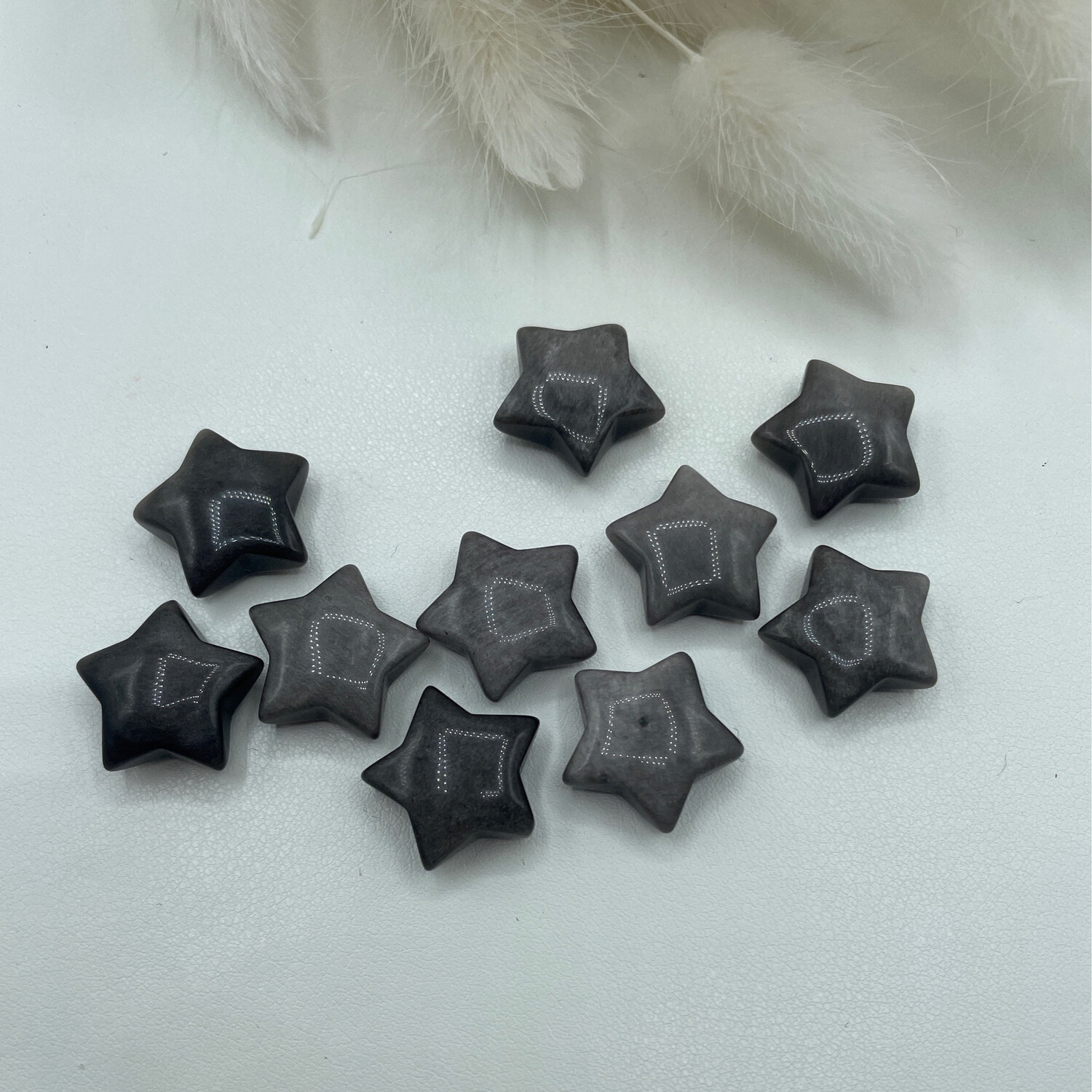 Stern silberner Obsidian