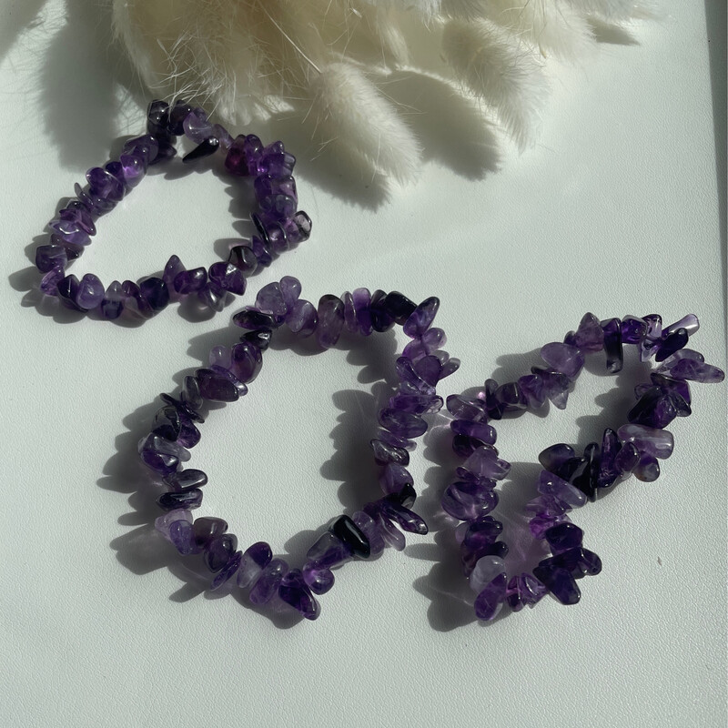 Splitterarmband, Amethyst