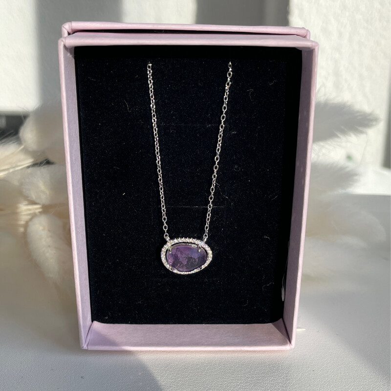 Amethyst Kette S925
