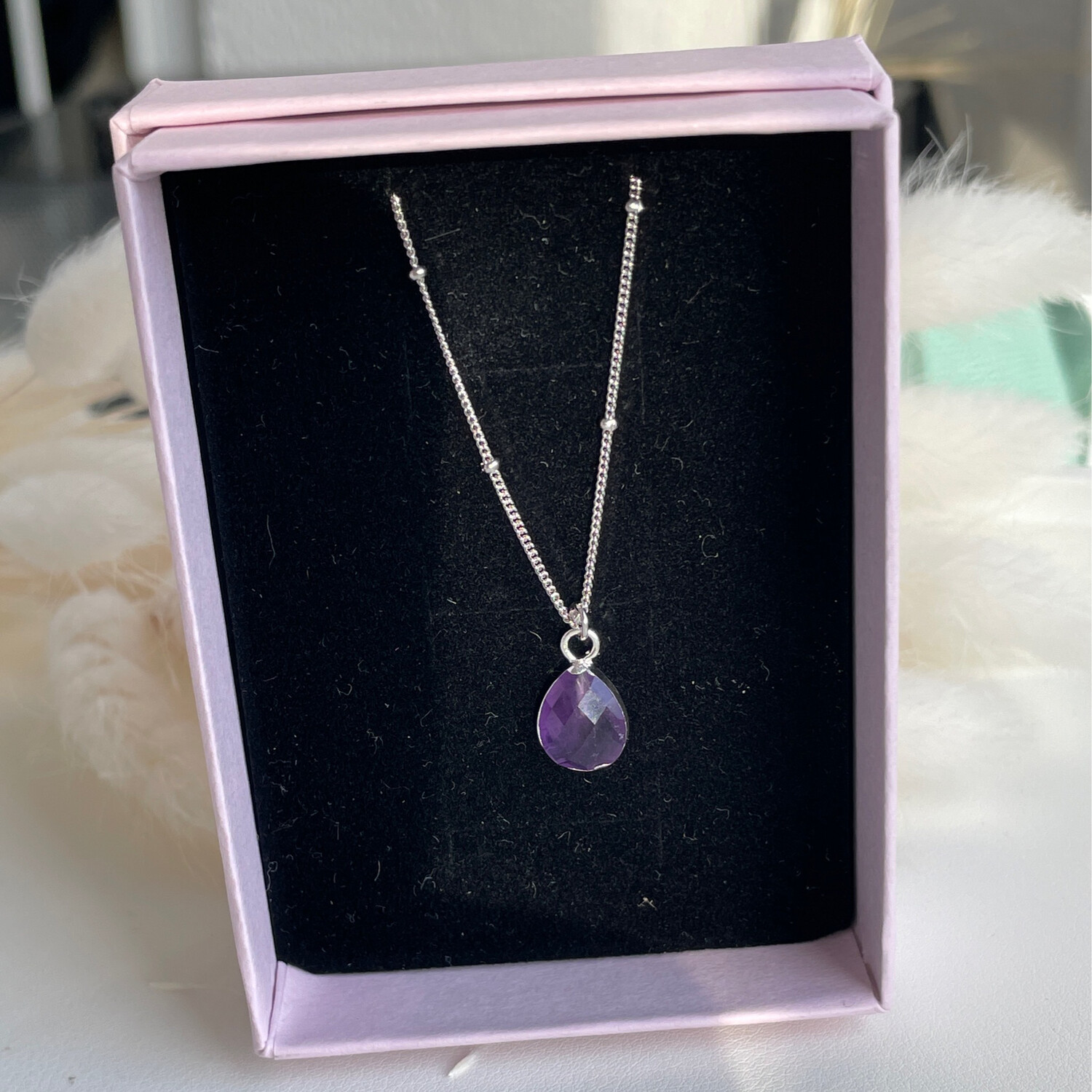 Amethyst Kette S925