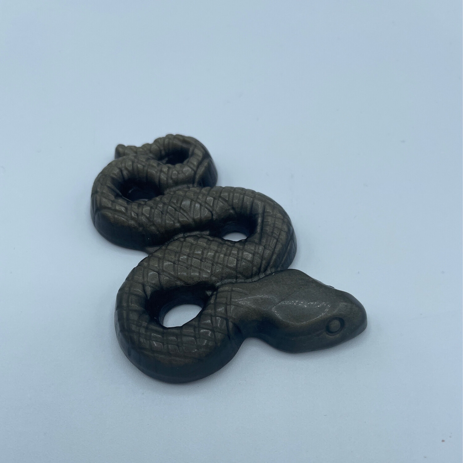 Golden Obsidian Schlange
