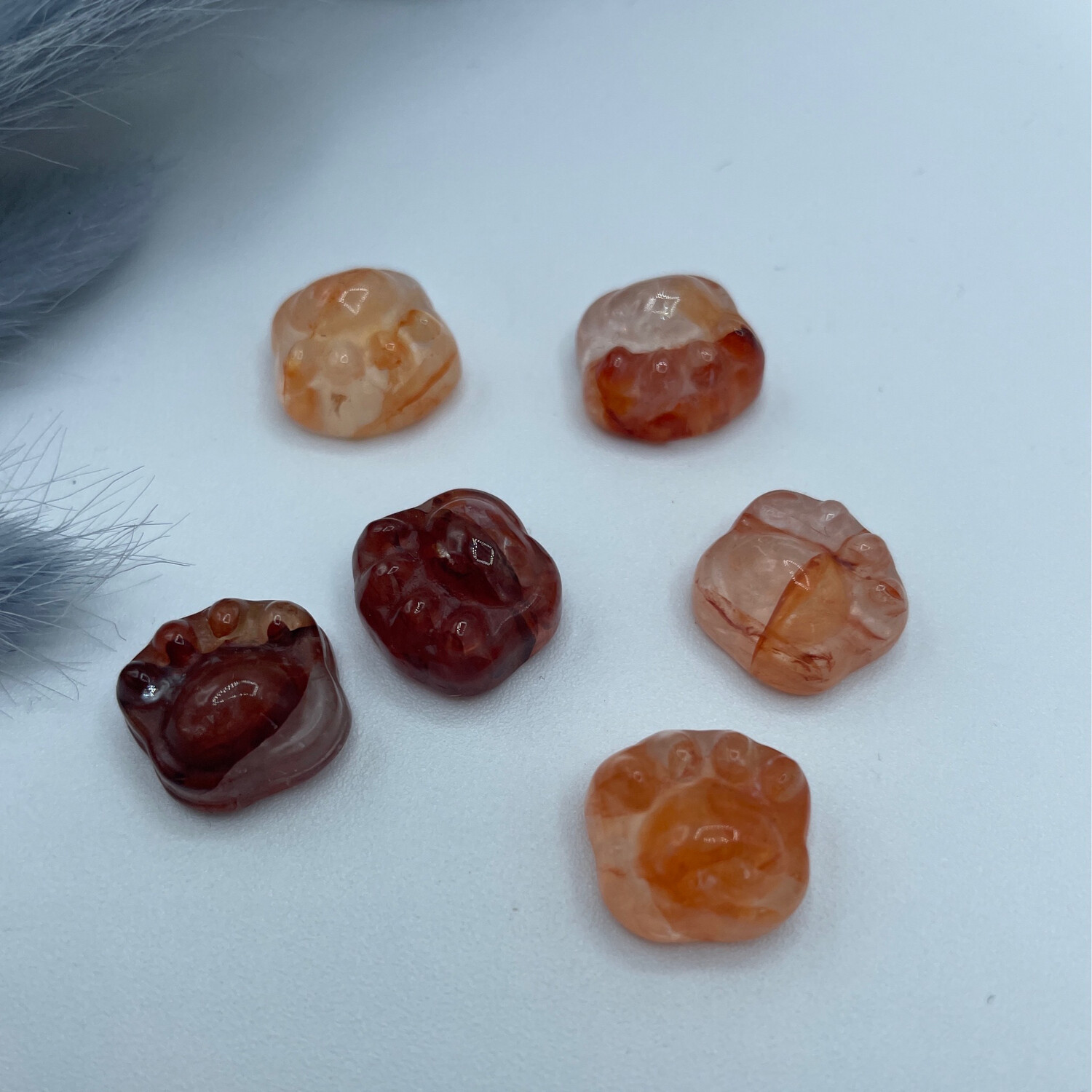 Pfötchen Feuerquarz