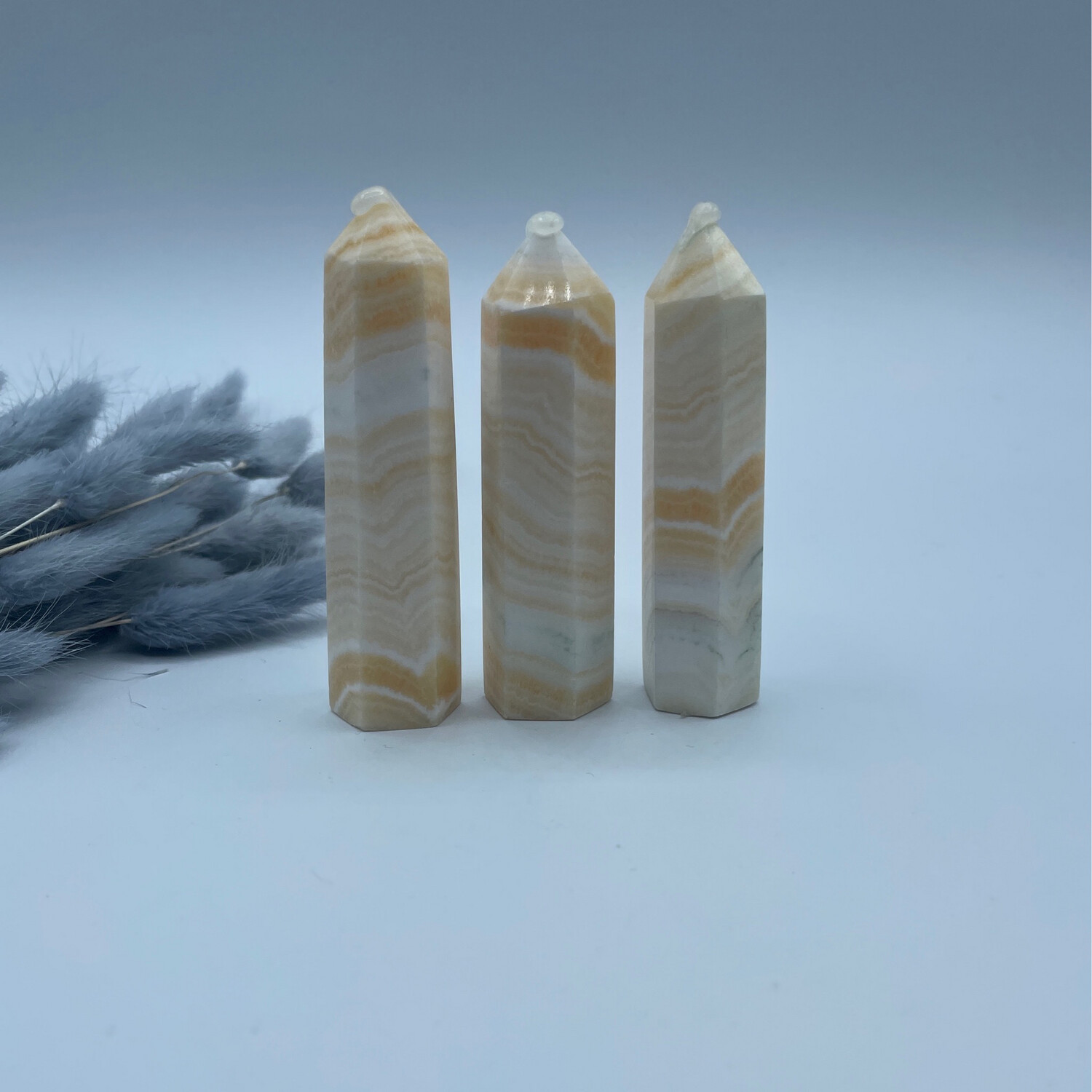 Orangen Calcit Turm