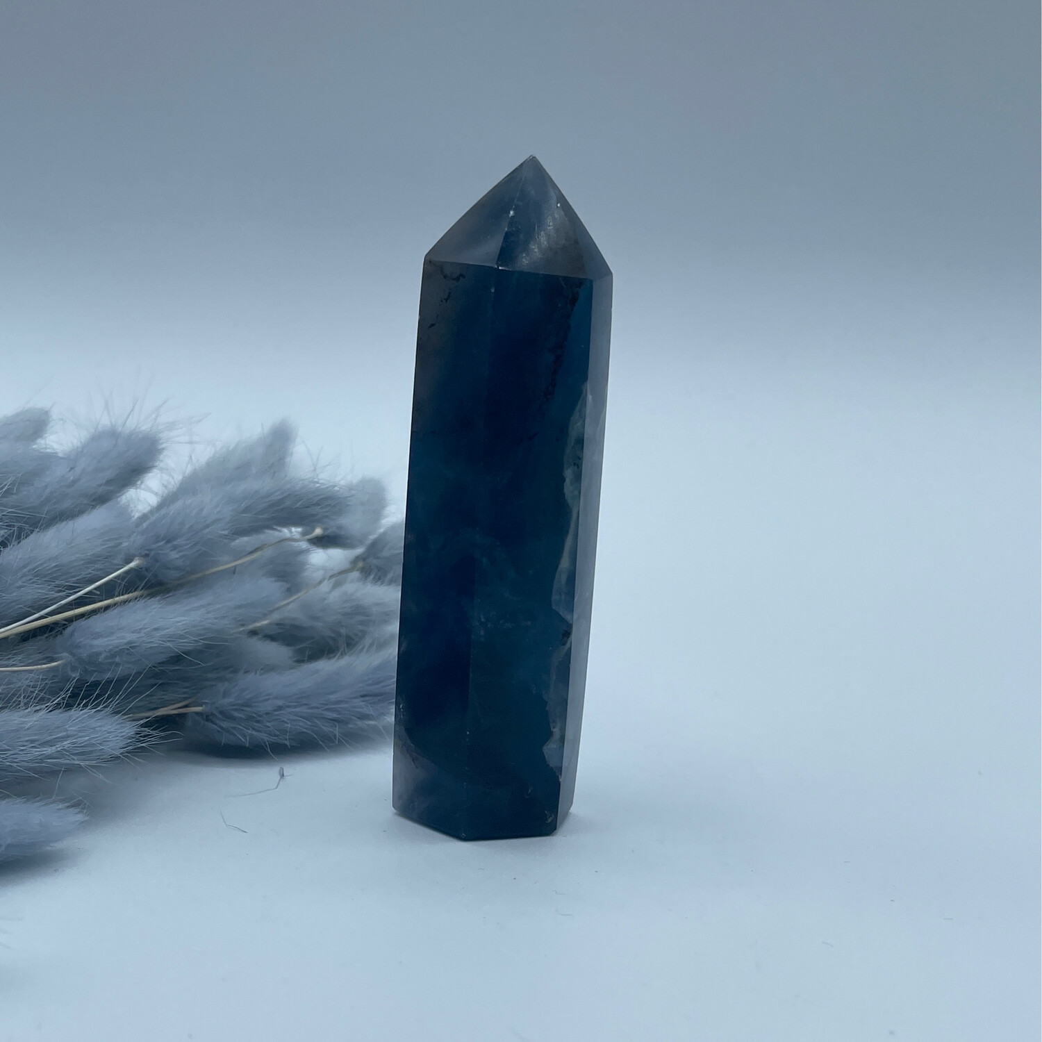 Blauer Fluorit Turm