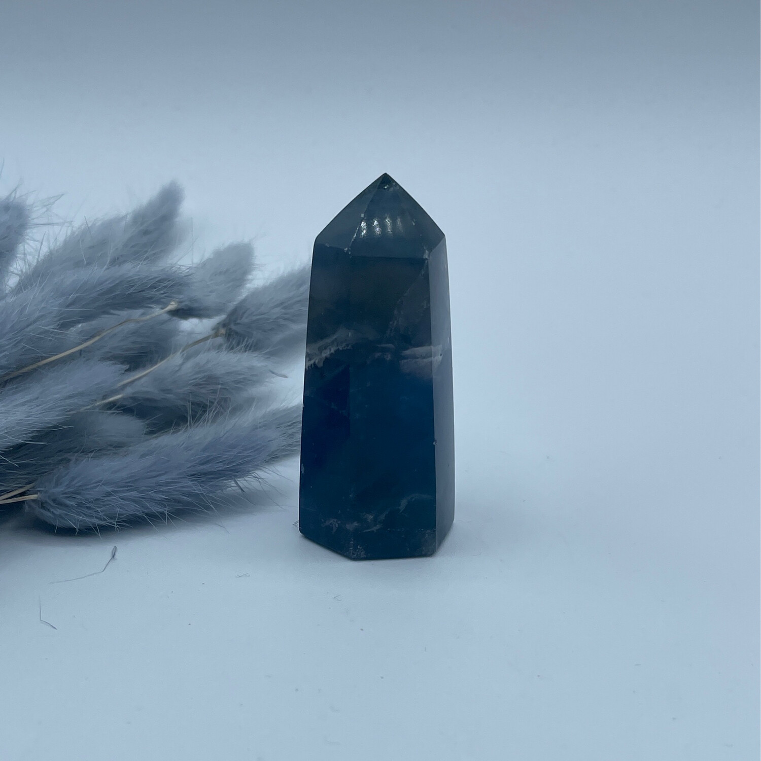Blauer Fluorit Turm
