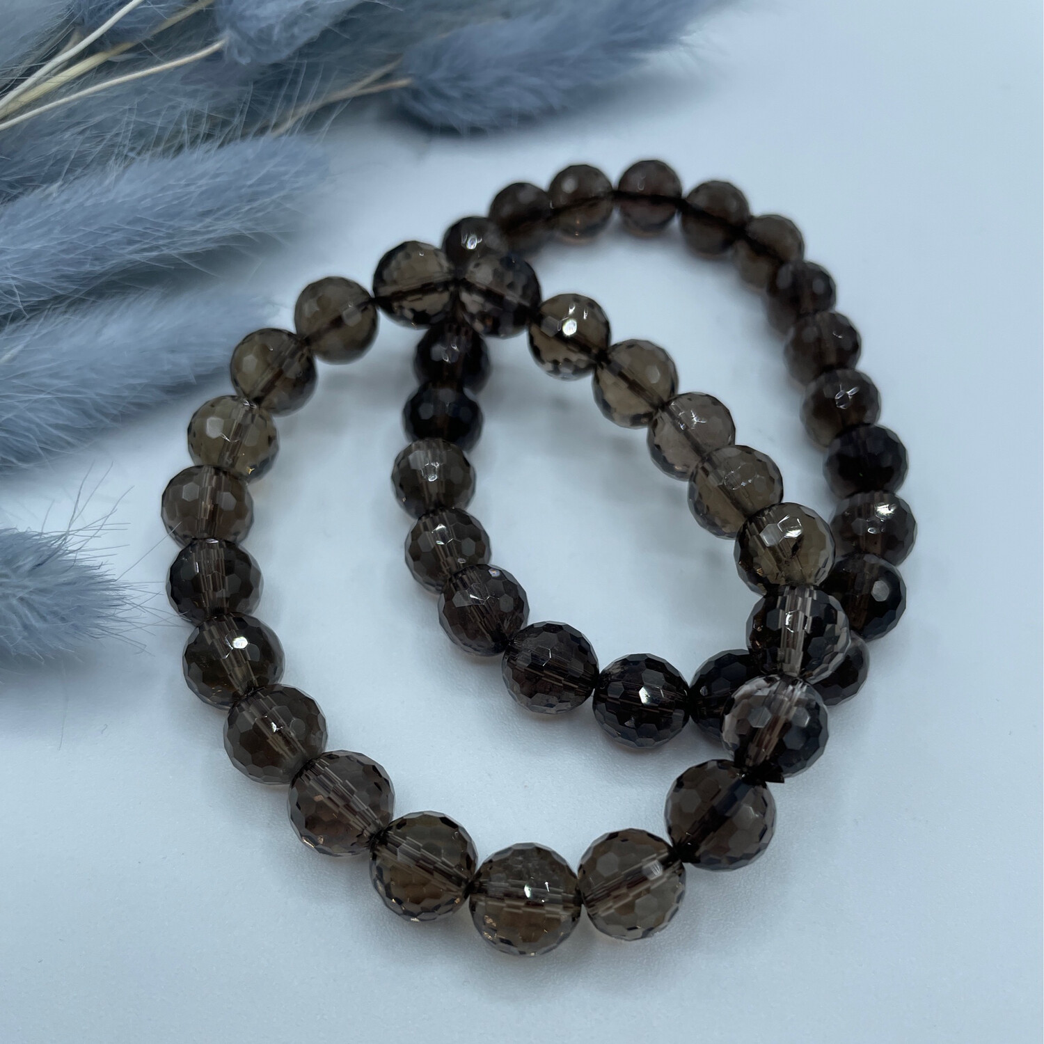 Rauchquarz Armband facettiert