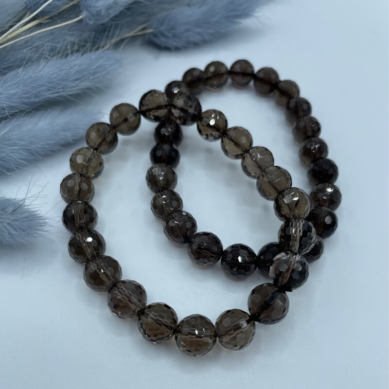 Rauchquarz Armband facettiert