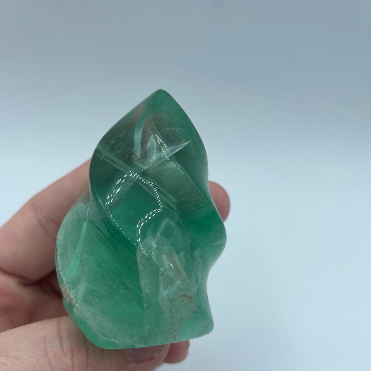 Flamme grüner Fluorid