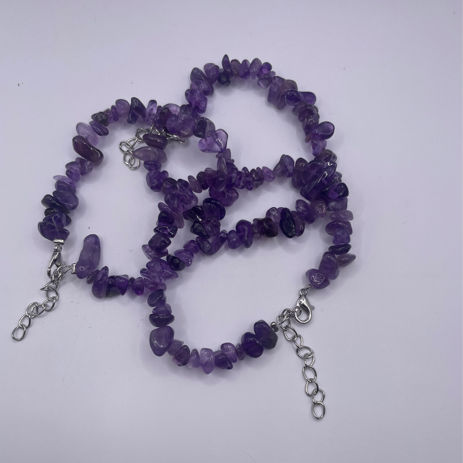 Amethyst Splitter Armband „Silber“