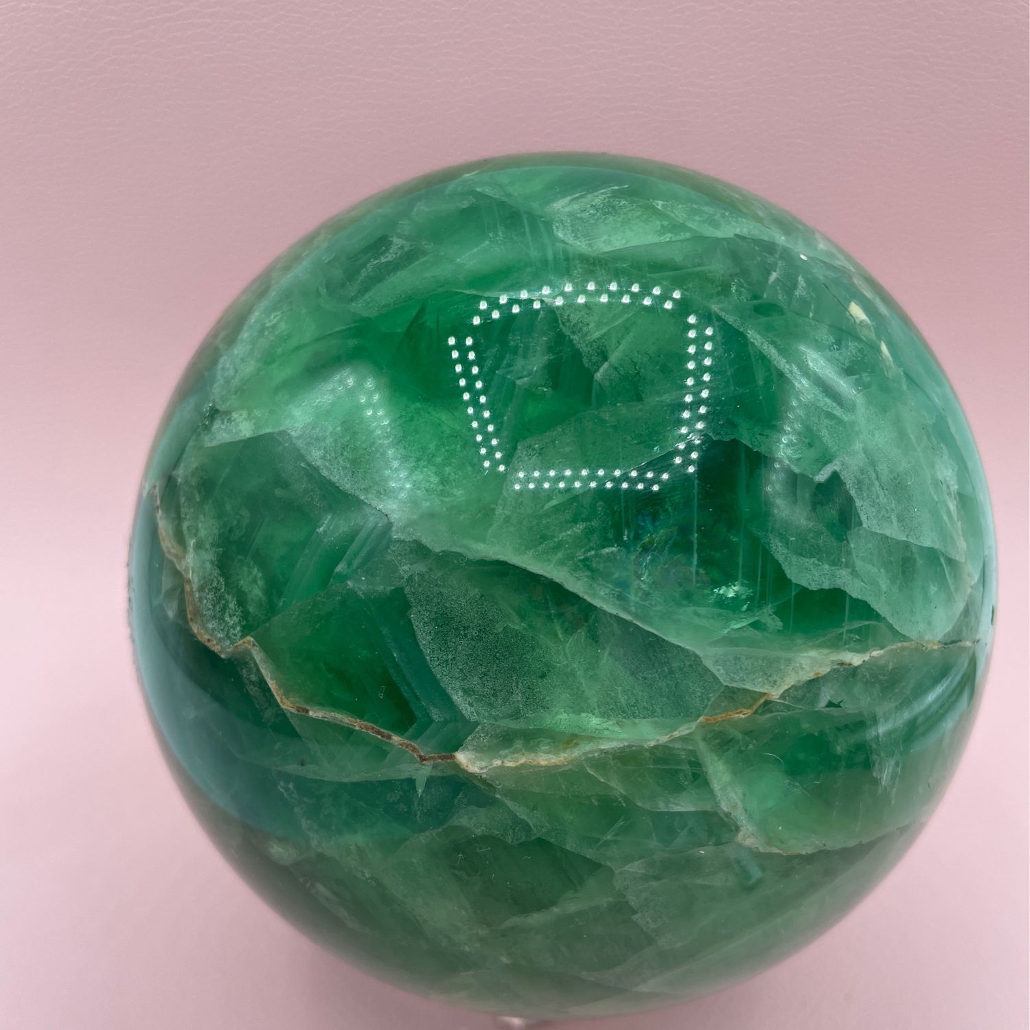 Grüne Fluorit Kugel
