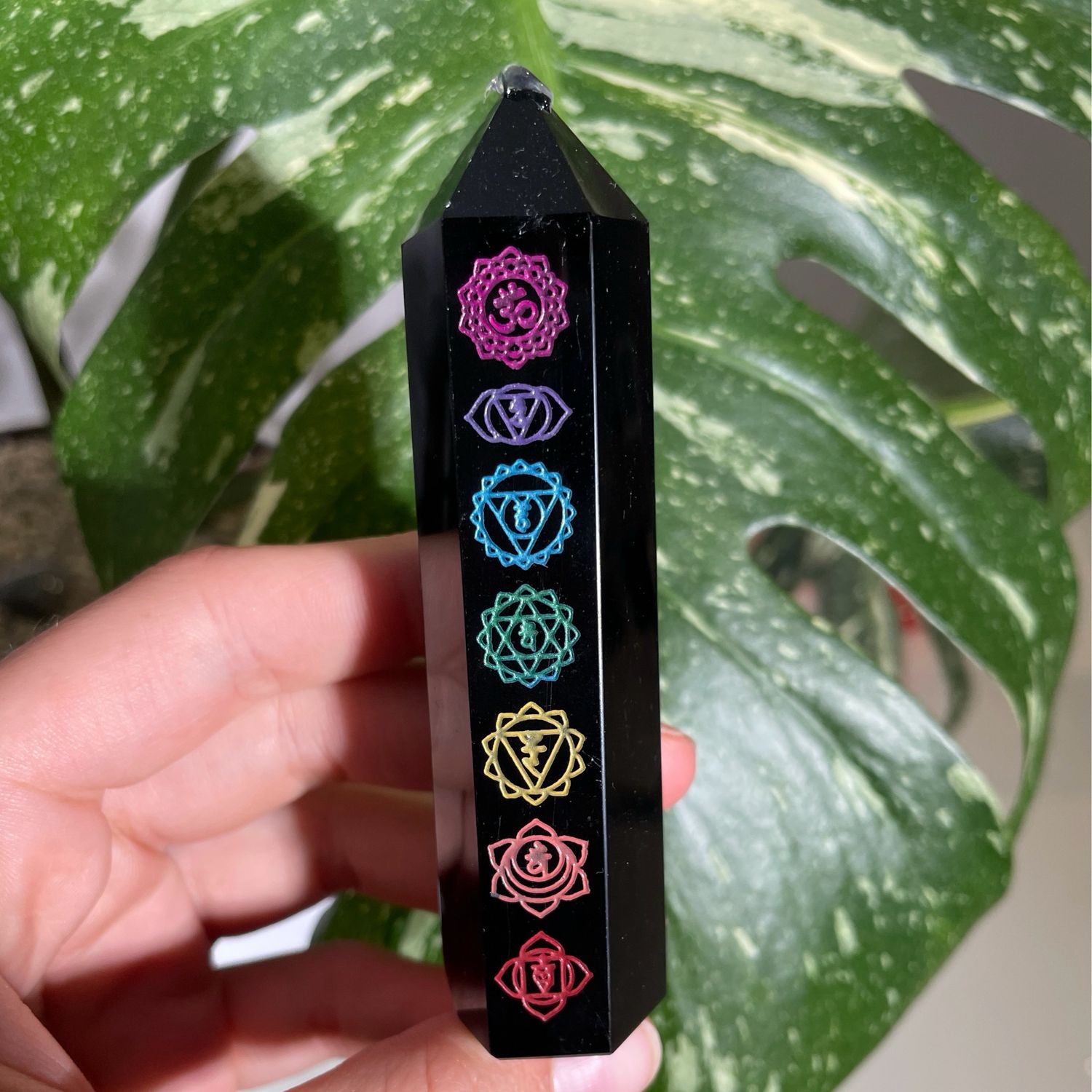 Chakra Obsidian Turm