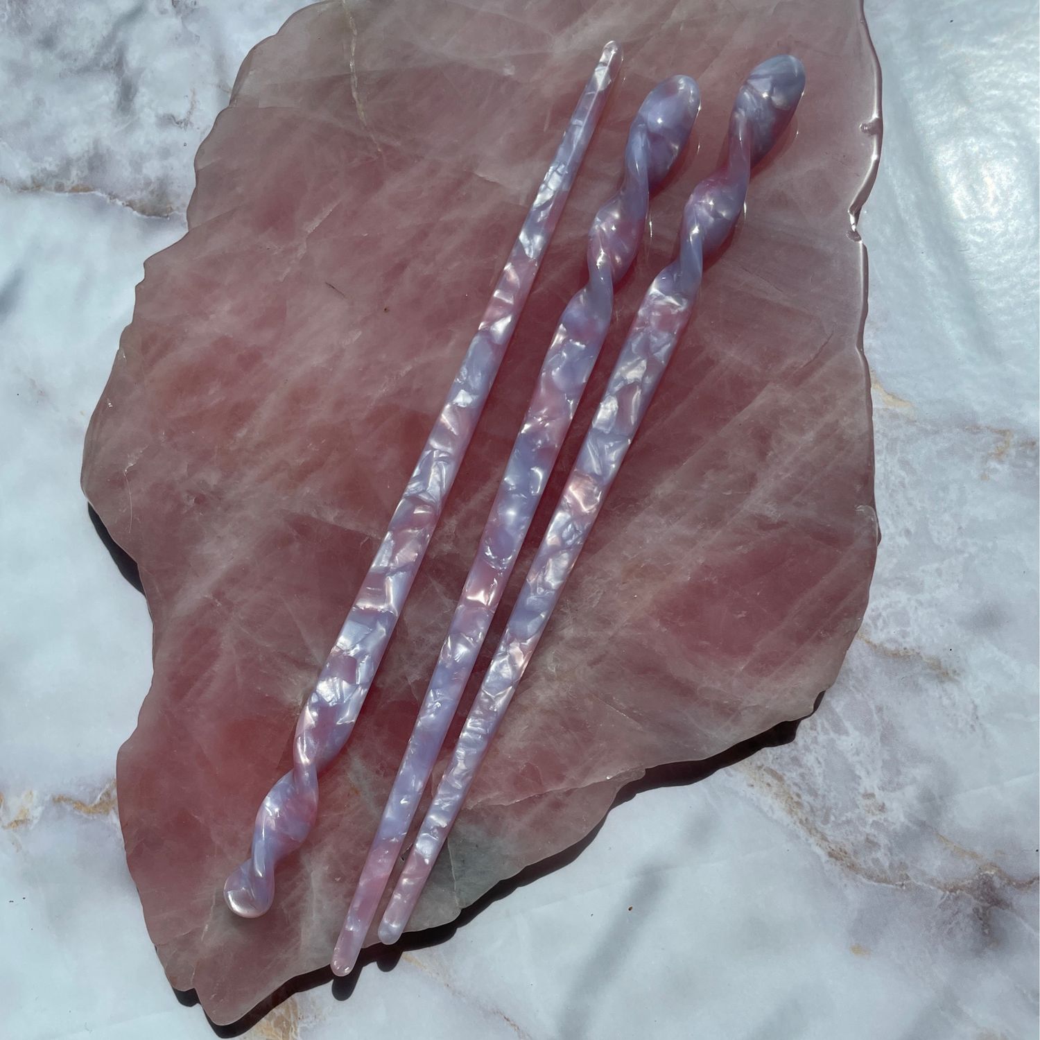 Haarnadel „Morganit“