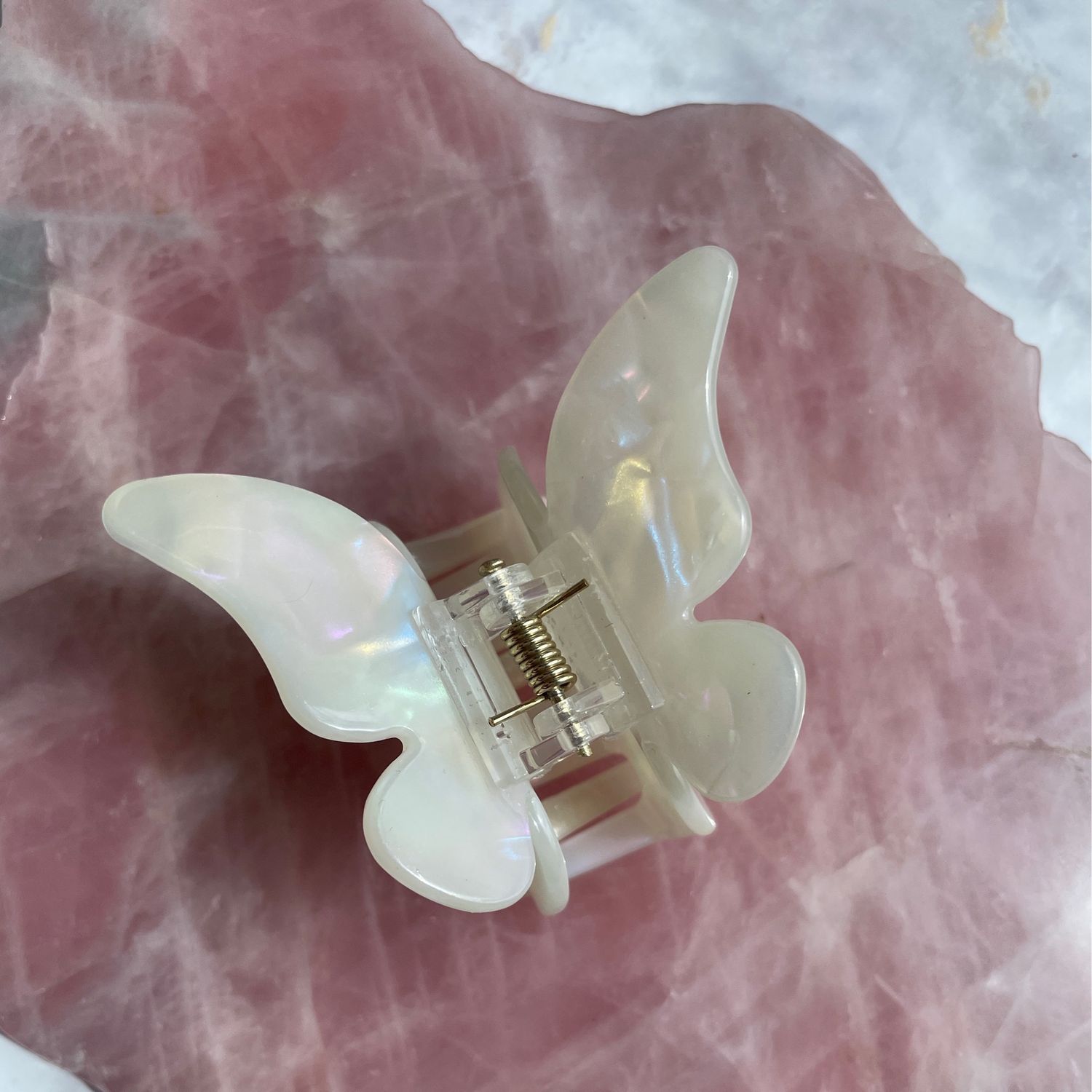 Haarklammer Schmetterling M „Pearl“