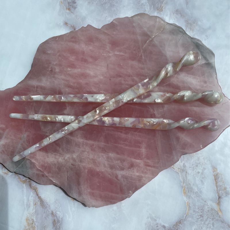 Haarnadel „Kunzit“