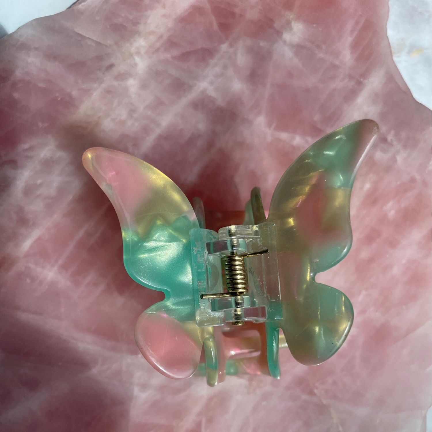 Haarklammer Schmetterling M „Fluorit“