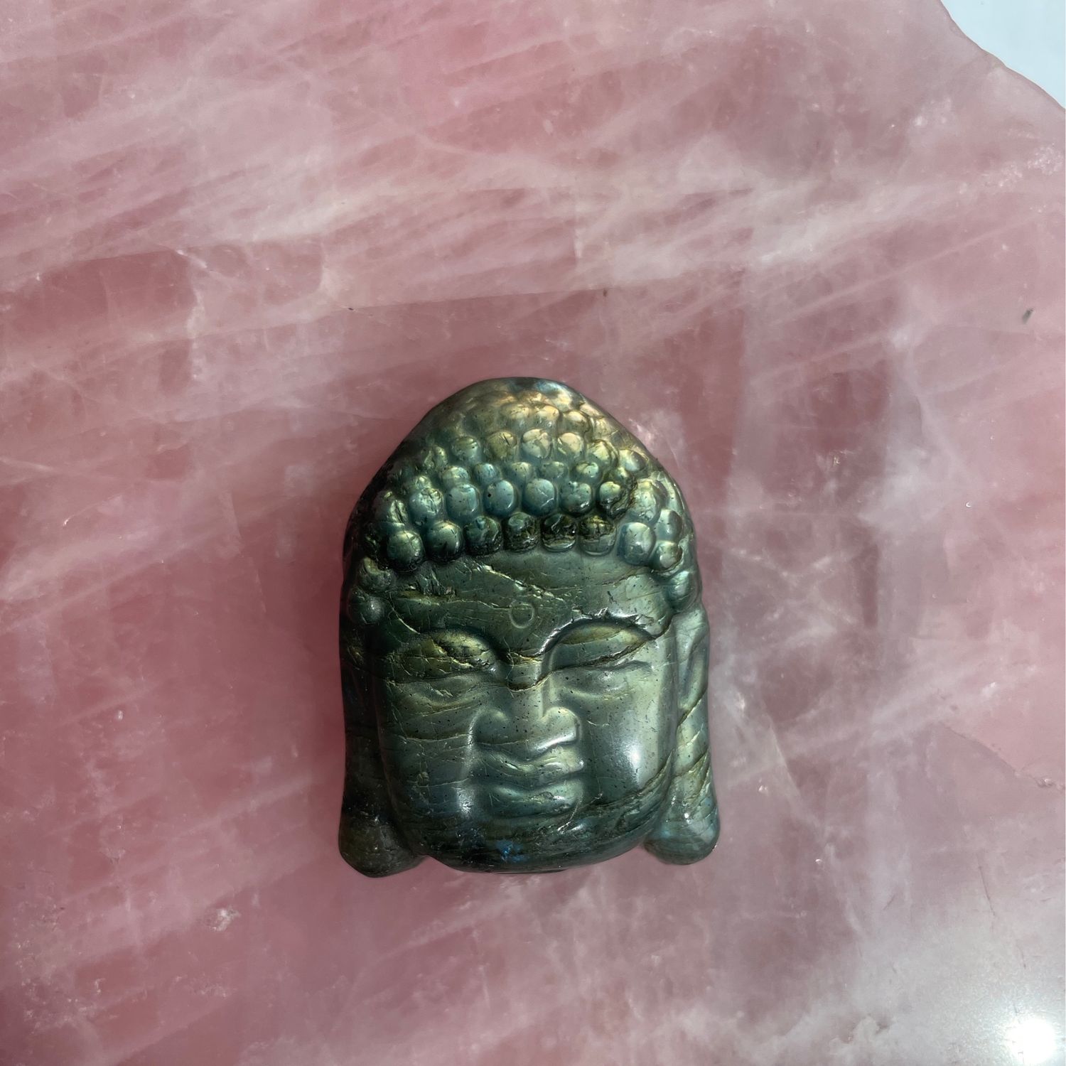 Buddha Kopf x Labradorit