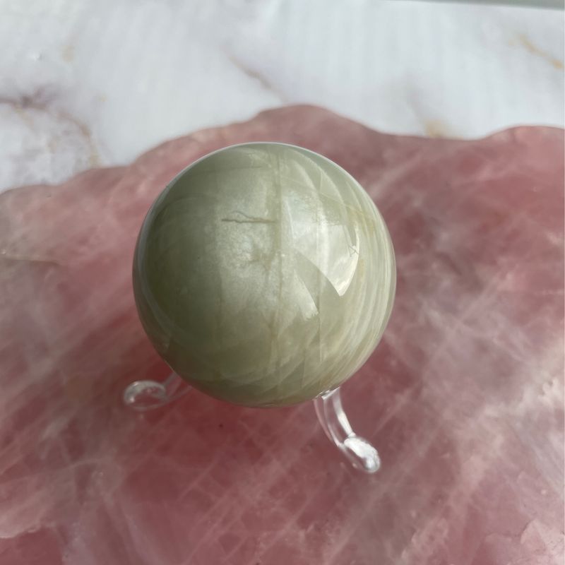 HQ grüner Mondstein x Kugel