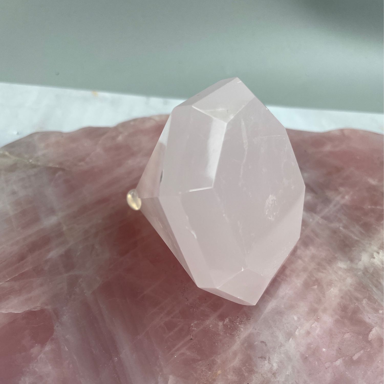 Pinker Calcit x Diamant