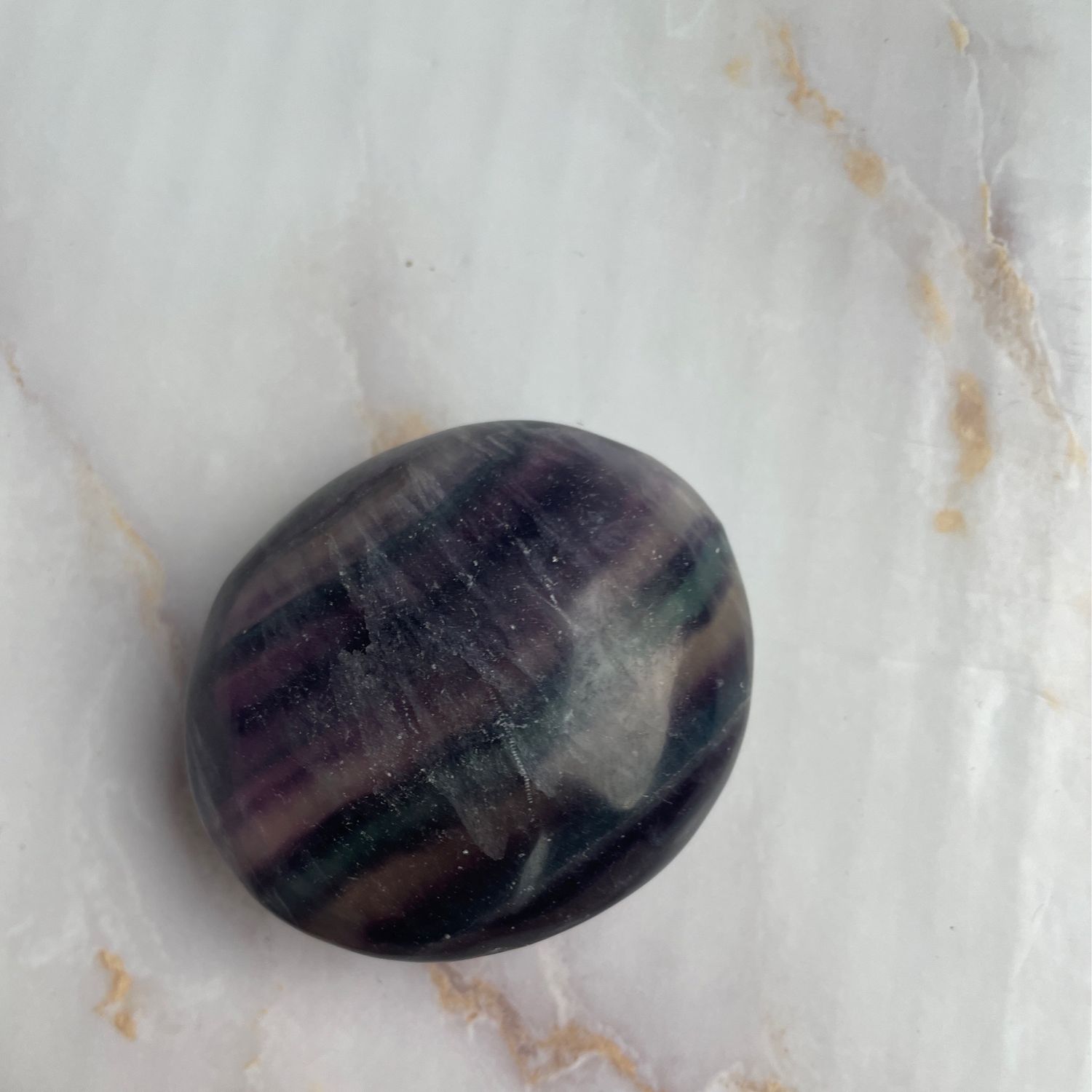 Palmstein x Regenbogenfluorit