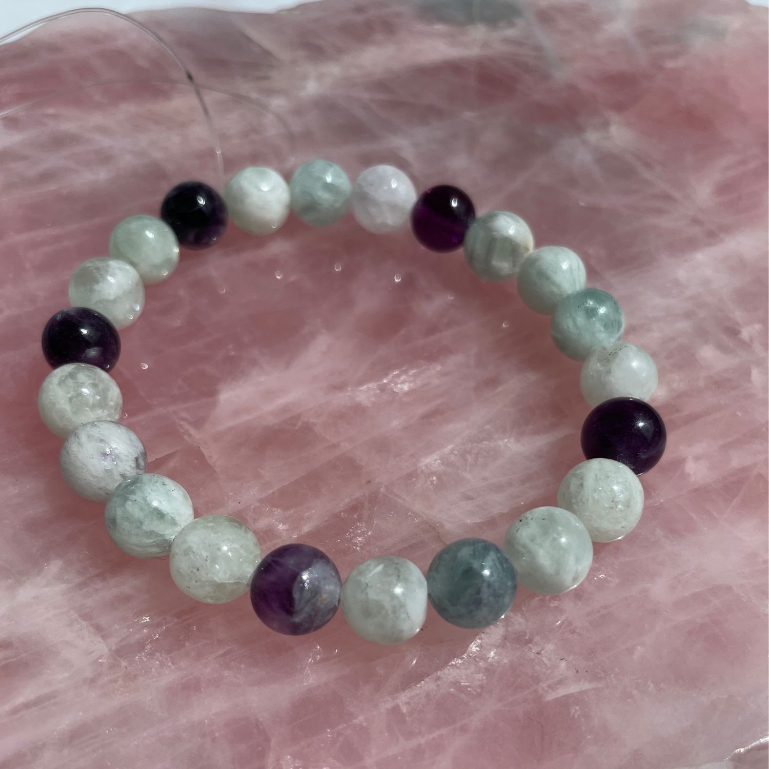 Federfluorit x Armband