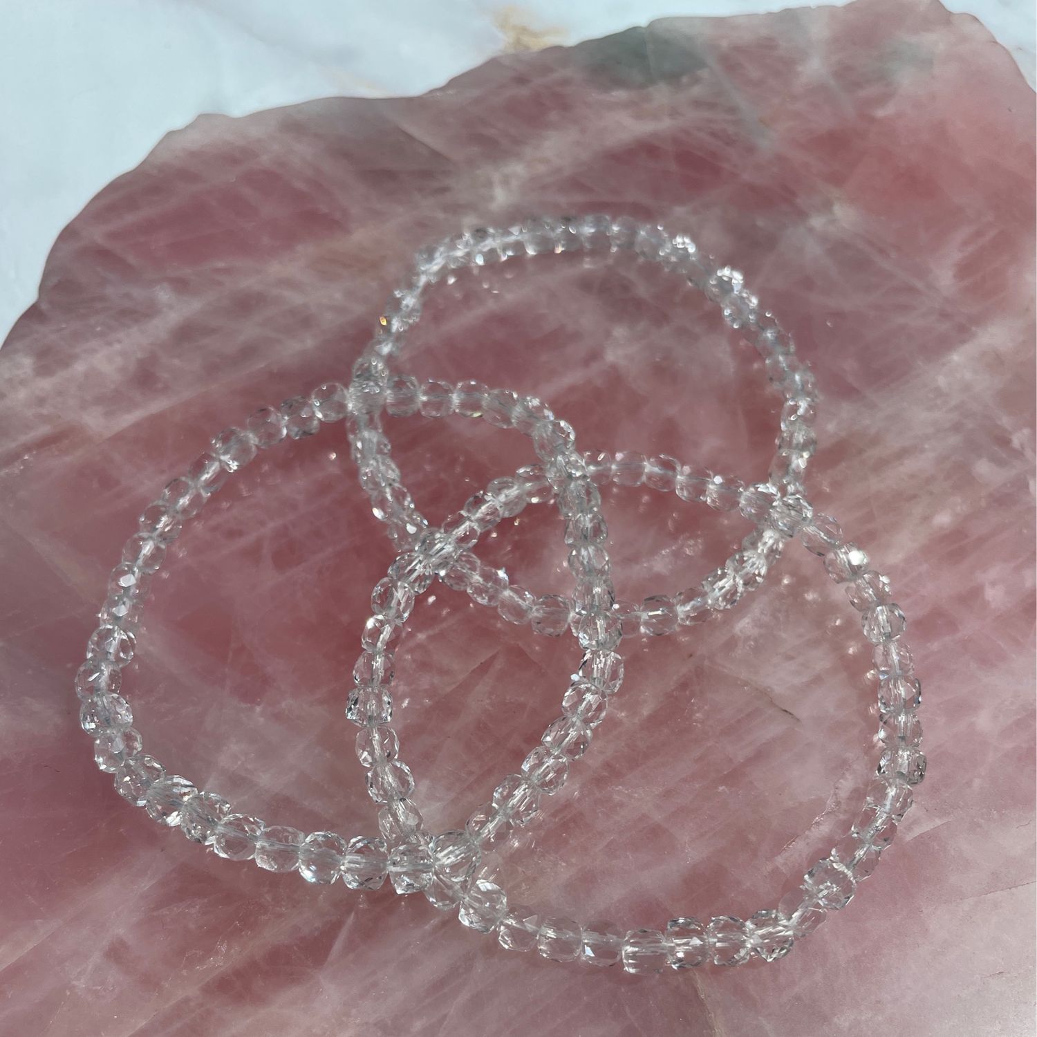 Bergkristall x Armband, facettiert