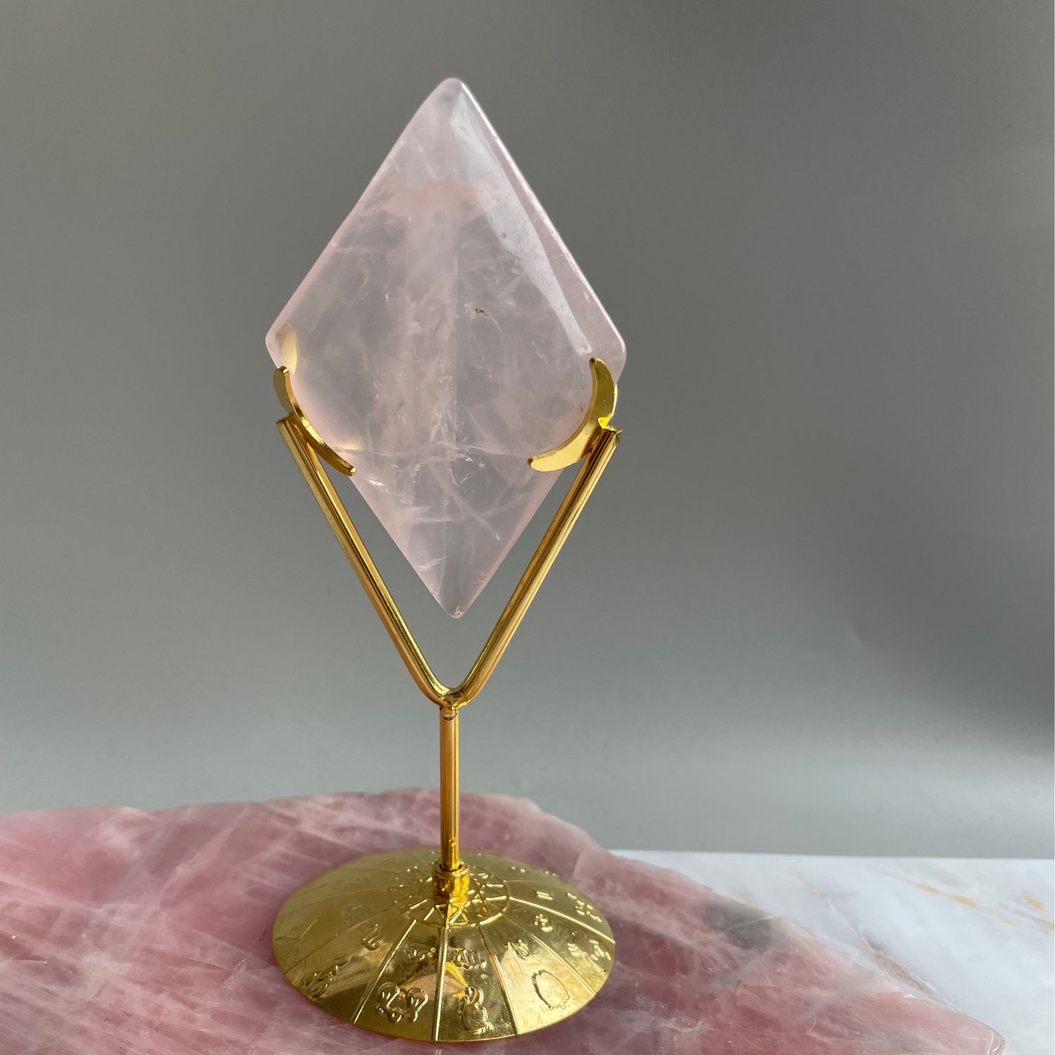 Rosenquarz x Diamant