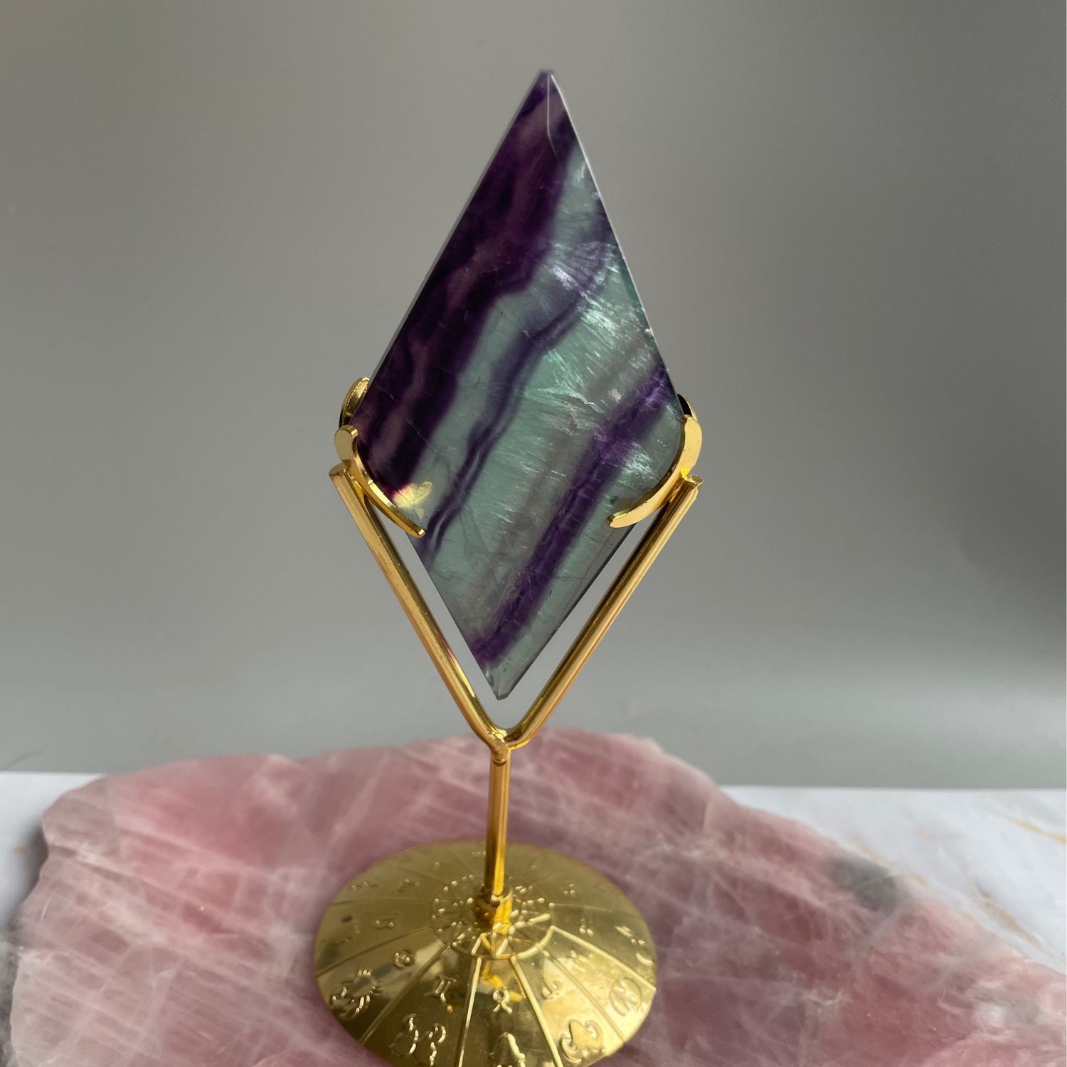Diamant x Regenbogenfluorit
