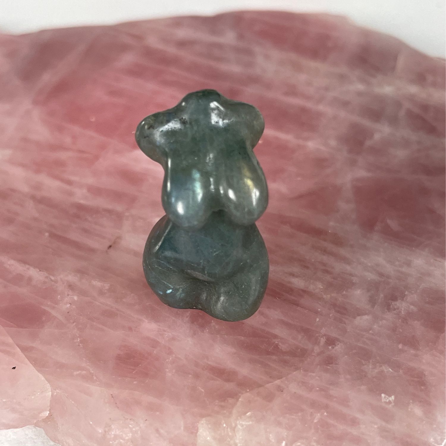 Body mini, curvy Frau x Labradorit