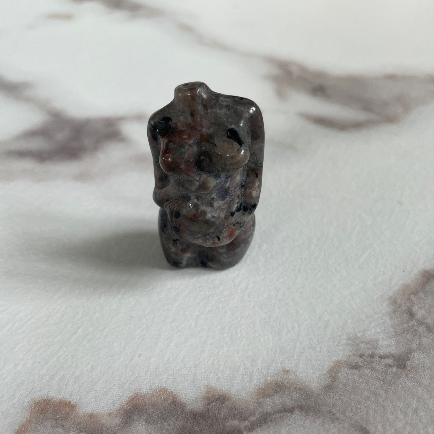 Mini Body, schwangere Frau x flammender Stein