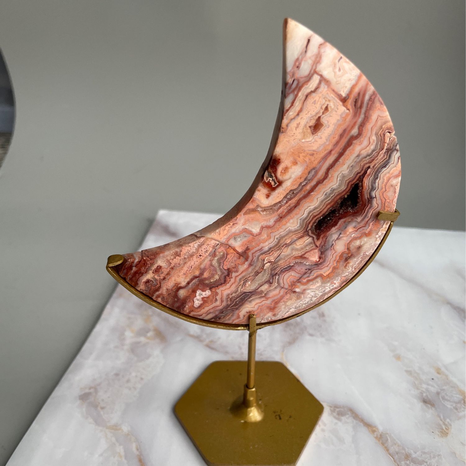 B-aware pink Achat x Mond